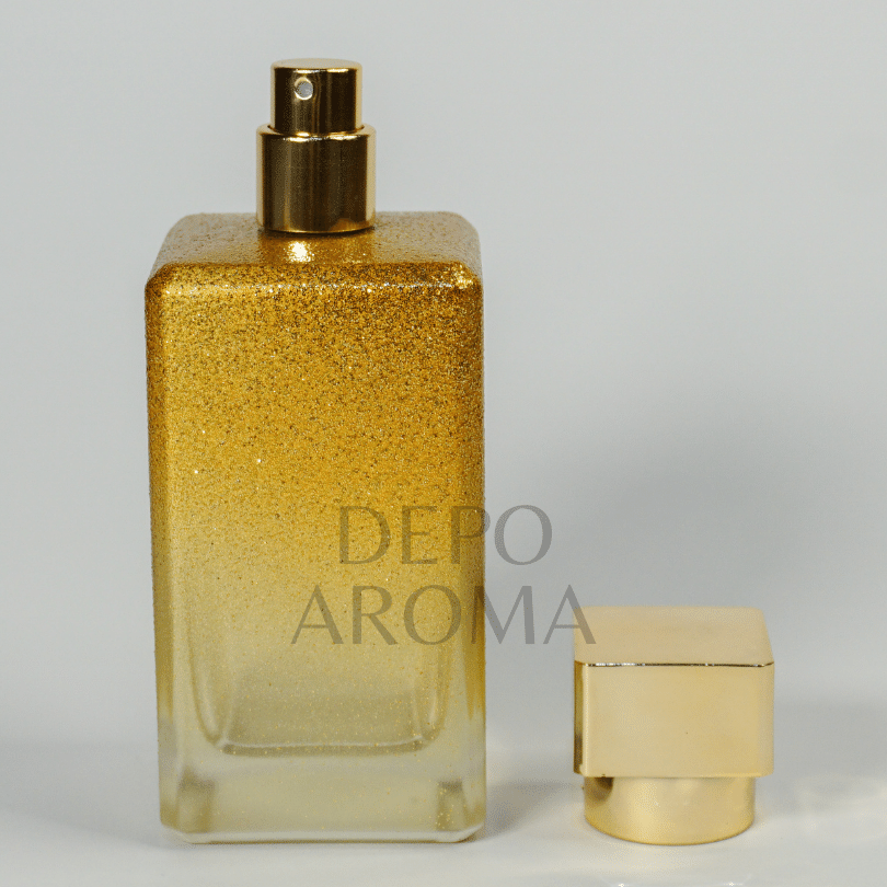 Botol Gold Glitter Screw 100ml