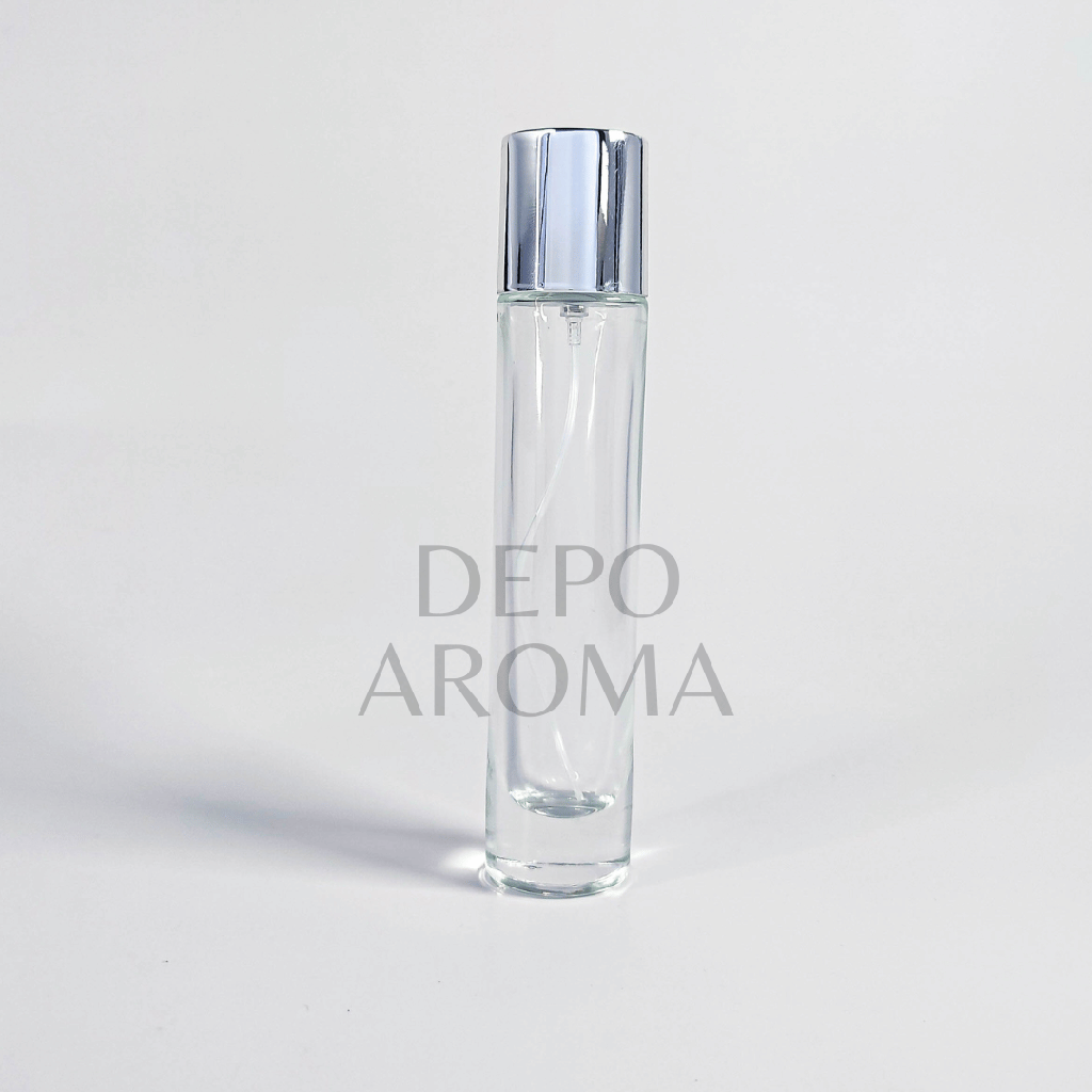 Botol Cassa Trans 50Ml Tutup Silver