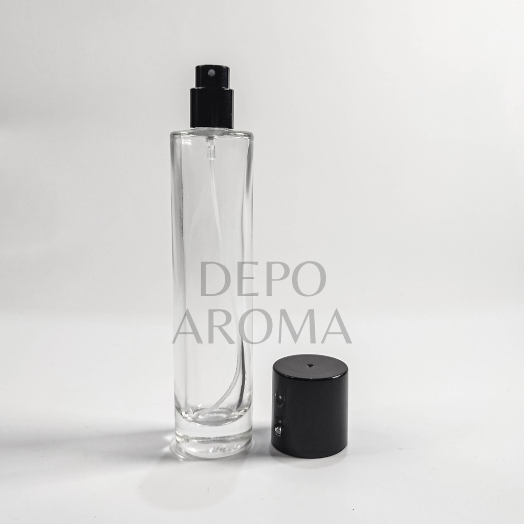 Botol Cassa Trans 50Ml Drat Tutup Hitam