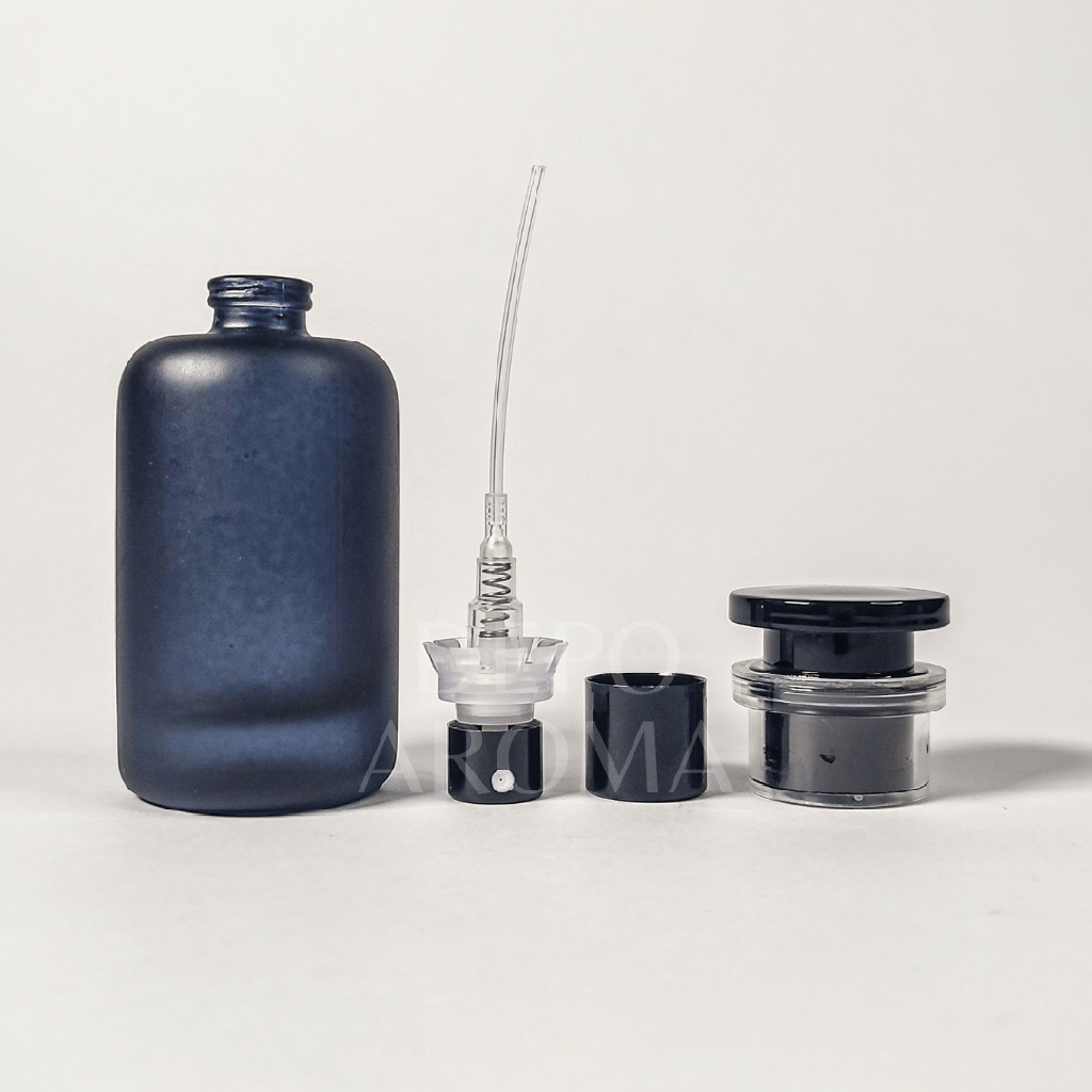Botol LV 25Ml Easypump Hitam Doff