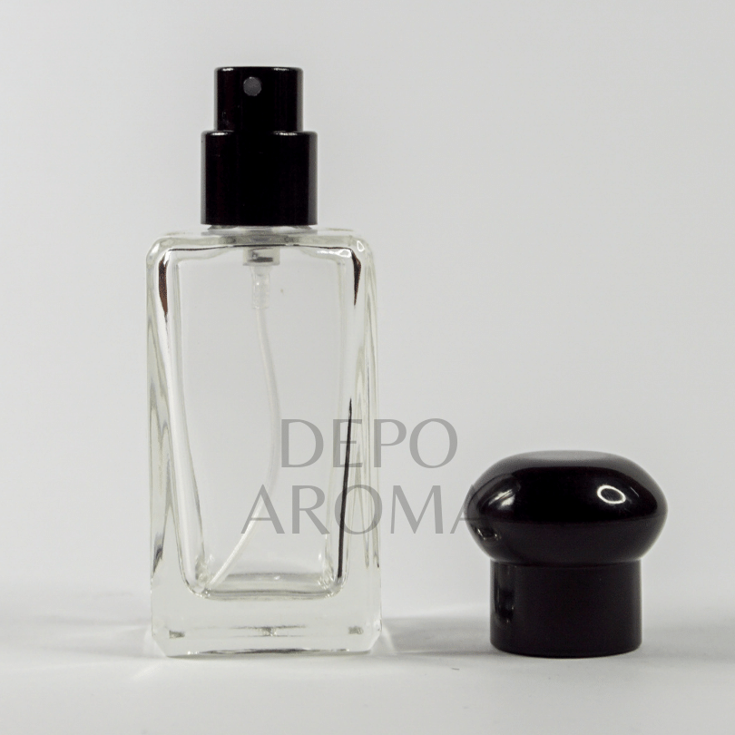 Botol Jojo Pendek Screw 30ml Mushroom Black