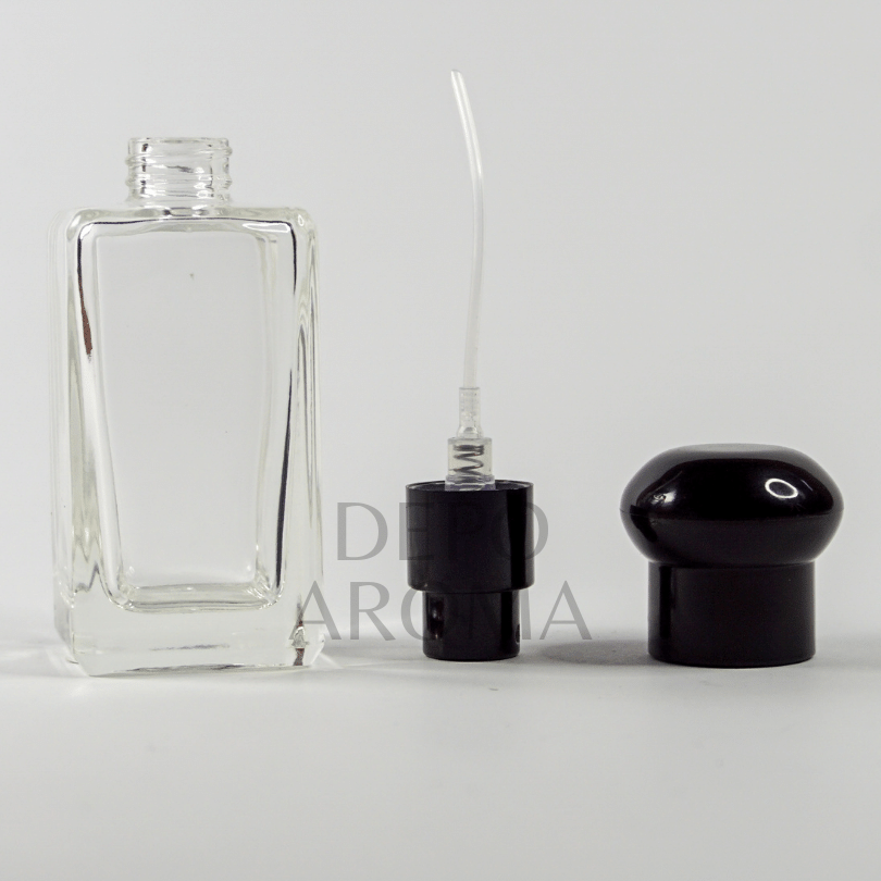Botol Jojo Pendek Screw 30ml Mushroom Black