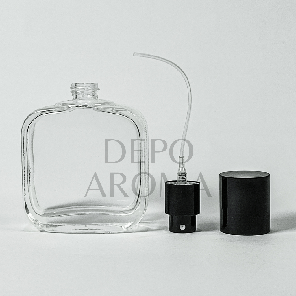 Botol Coste Tutup Hitam 50ml