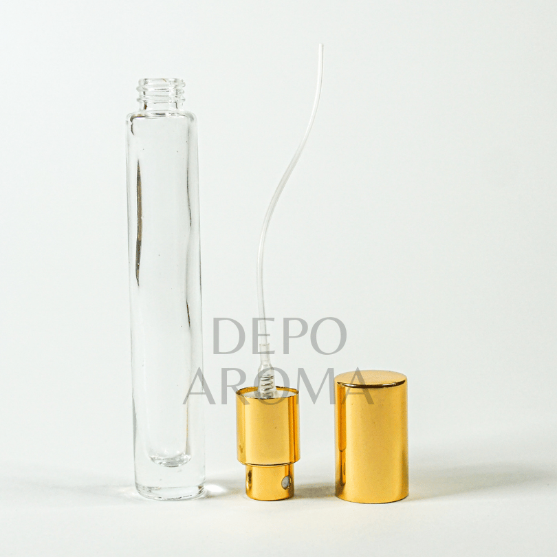 Botol Lilin Drat Trans 10ml Gold