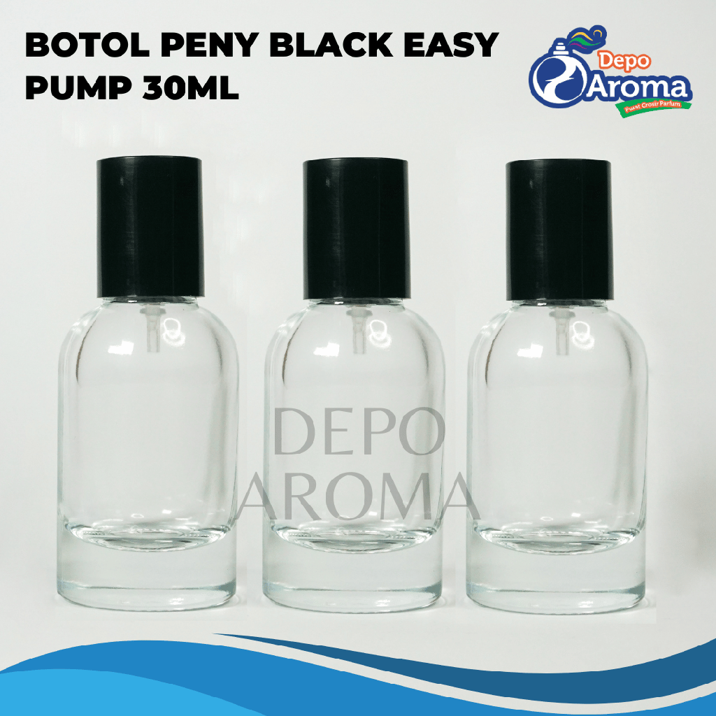 Botol Peny 30ml Black Cap Easy Pum