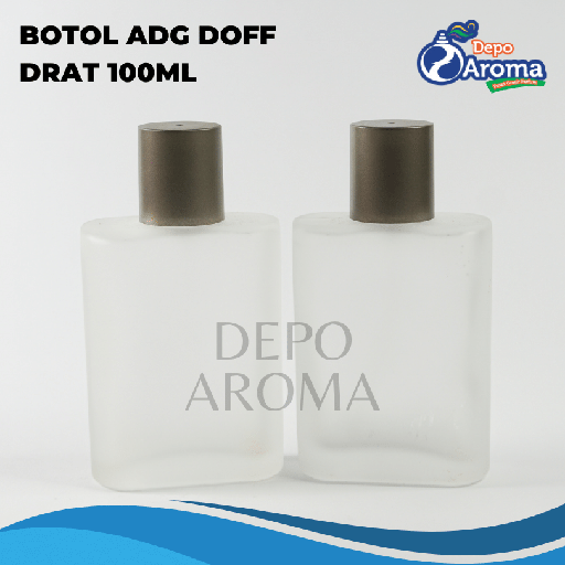 [BTLKC0072] Botol Adg Doff 100 Ml Tutup Silver