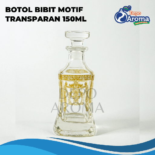 [BTLKC0080] Botol Bibit Motif Transparan 150Ml
