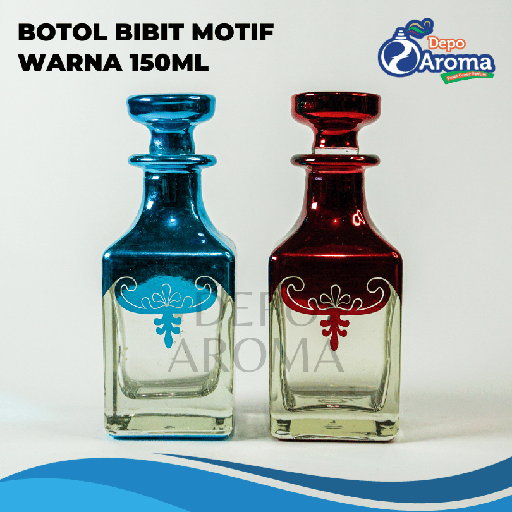 [BTLKC0078] Botol Bibit Motif Warna 150Ml