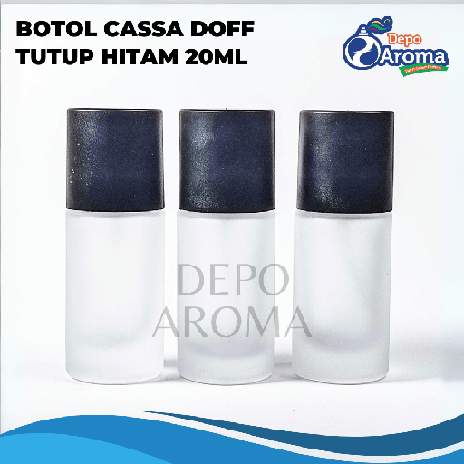 [BTLKC0176] Botol Cassa Doff 20Ml Black Cap