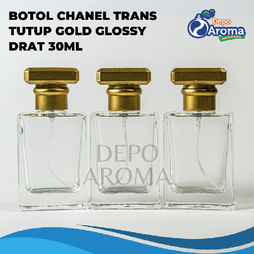 [BTLKC0203] Botol Chanel Trans Gold Glossy 30ml