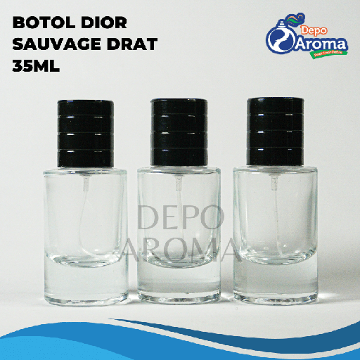 [BTLKC00230] Botol Dior Sauvage 35ml Drat Tutup Hitam