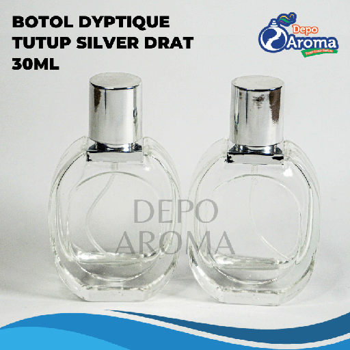 [BTLKC0206] Botol Dyptique 30ml Ttp Silver