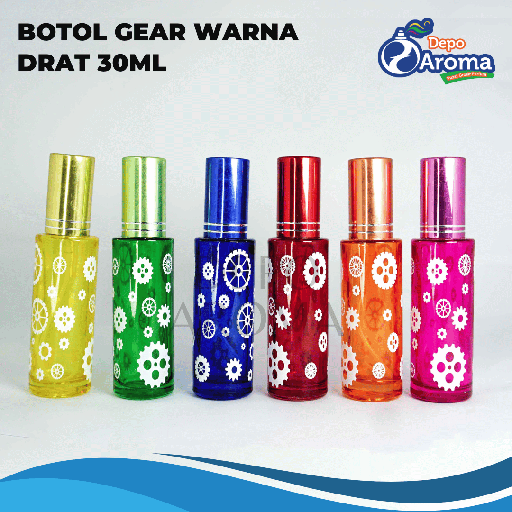 [BTLKC0052] Botol Gear Warna 30ml