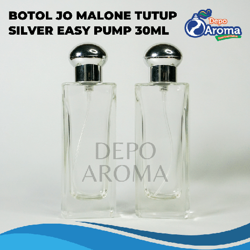 [BTLKC0205] Botol Jo Malon Easy Pump 30ml Tutup Silver