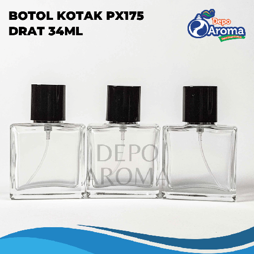 [BTLKC0213] Botol Kotak PX175 34ml