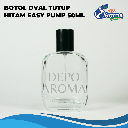[BTLKC00237] Botol Oval 50ml Easypump Ttp Hitam