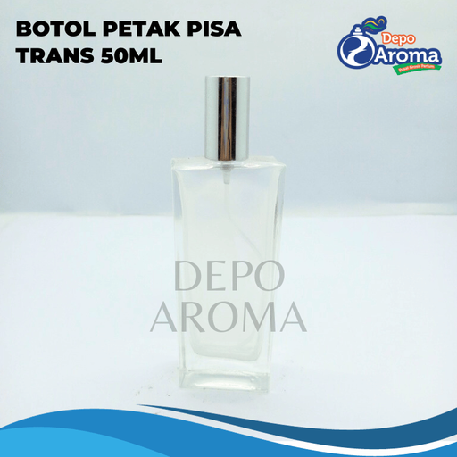 [BTLKC00101] Botol Petak Pisa Trans 50Ml