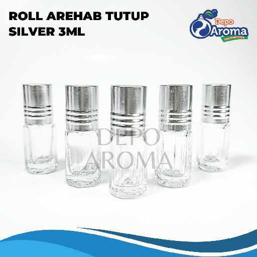 [ROLL0008] Roll Arehab Tutup Silver 3Ml
