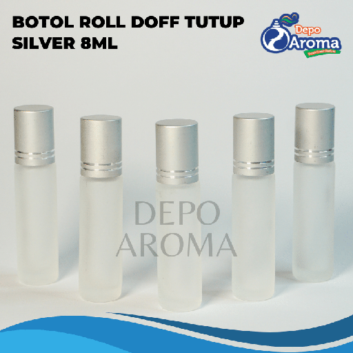 [ROLL0111] Roll Doff 8ml Tutup Silver