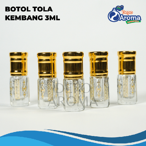 [ROLL0014] Tola Kembang 3Ml Tutup Gold
