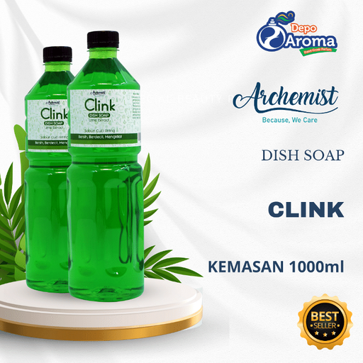 [DS0001] Clink Dish Soap Lime Extract 1 Lt