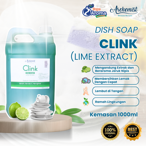 [DS5L0001] Clink Dish Soap Lime Extract 5Lt