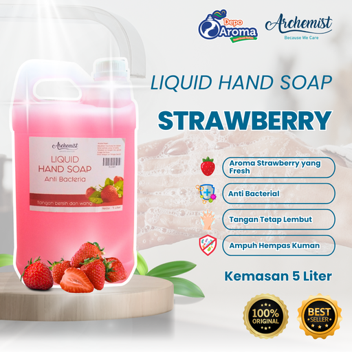[HS5L003] Hand Soap Strawberry 5Lt