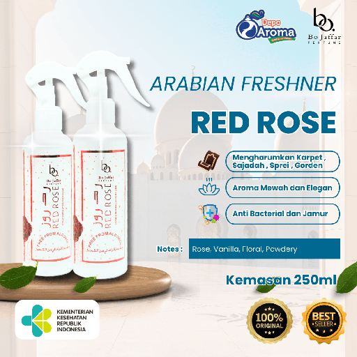 [BOJR001] Red Rose Arabian Freshner