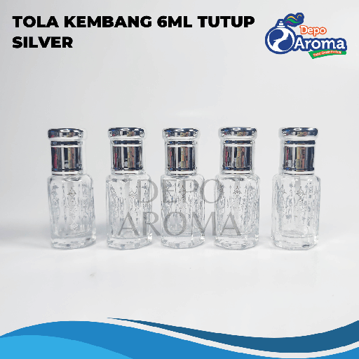 [ROLL0029] Tola Kembang 6Ml Tutup Silver