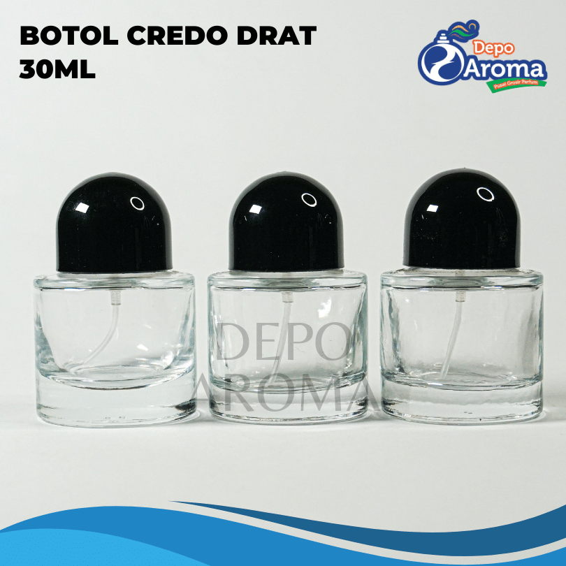 Botol Credo Drat Ttp Hitam 30ml