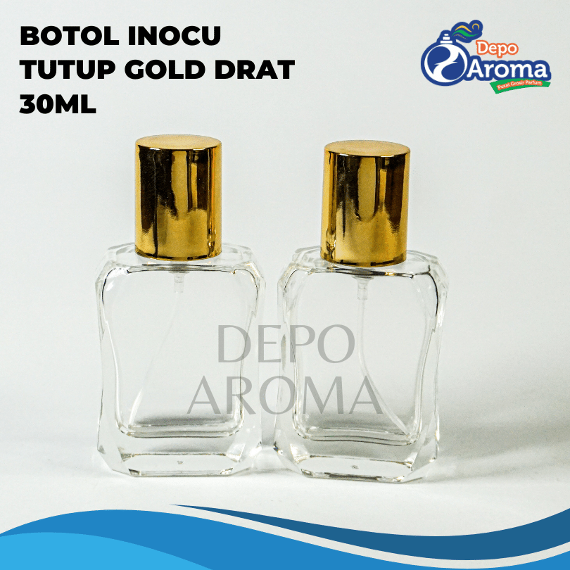 Botol Inocu 34ml Drat Tutup Gold