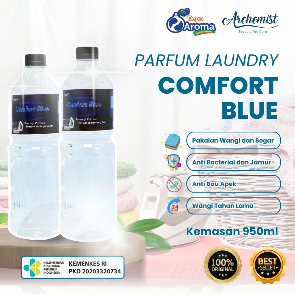 Pl Comf Blue 950Ml