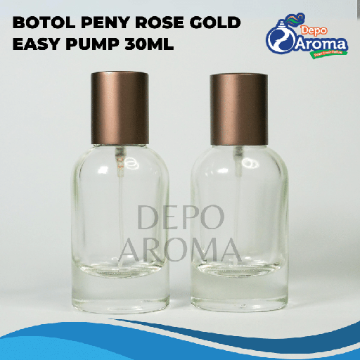 [BP30RG] Botol Peny 30ml Rose Gold Cap