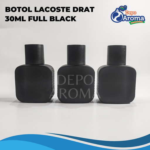 [BTLKC00892] Botol Lacoste Drat 30Ml Full Black